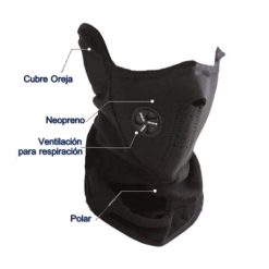 Cuellera Mascara Polar/neopreno