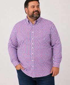 Camisa Cuadros Talle Especial
