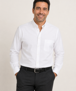 Camisa Blanca Manga Larga
