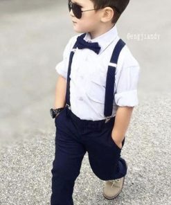 Alternative view of Set De Tirador Y Moño Para Niños