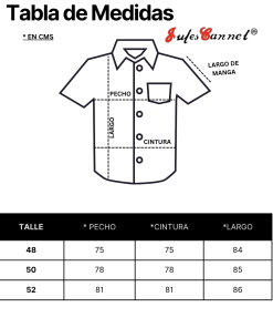 Alternative view of Camisa Blanca Manga Corta Talle Especial
