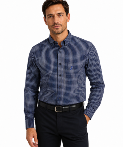 Camisa Manga Larga a Cuadros – Jules Cannet