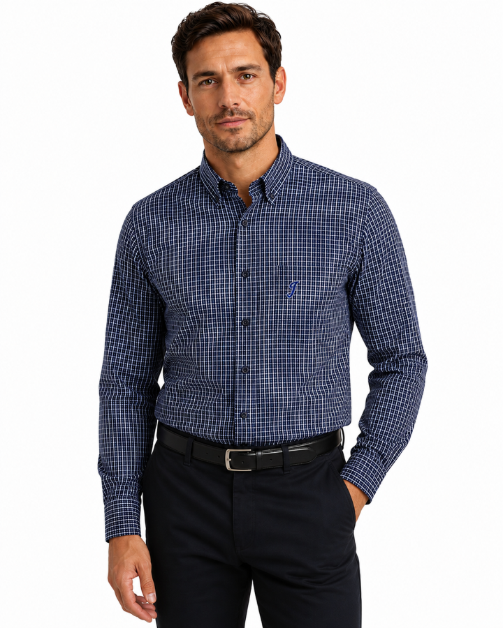 Camisa Manga Larga a Cuadros – Jules Cannet