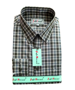 Alternative view of Camisa Manga Larga a Cuadros – Jules Cannet