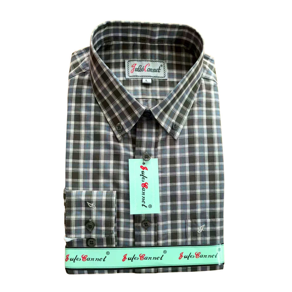 Camisa Manga Larga a Cuadros – Jules Cannet - Imagen 2