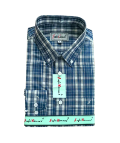Alternative view of Camisa Manga Larga a Cuadros – Jules Cannet