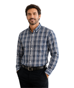 Camisa Manga Larga a Cuadros – Jules Cannet