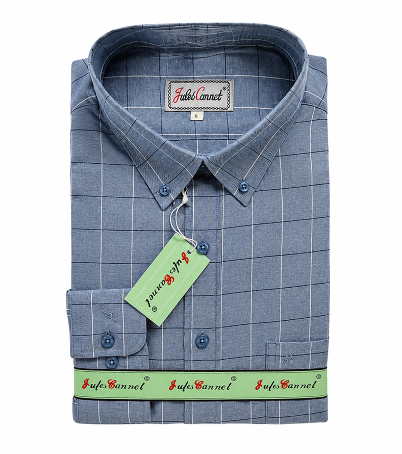 Camisa Manga Larga a Cuadros – Jules Cannet - Imagen 2
